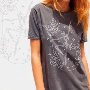 Bones & Roses Dancing Skeleton Tee